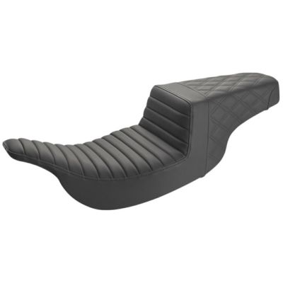 【SALE】Saddlemen ステップアップ2UPシート TR/LSステッチ　 ハーレー、ツーリングモデル用
