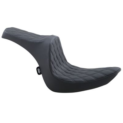 【SALE】Drag Specialties プレデター3・2UPシート ダブルダイアモンドステッチ（ブラック）