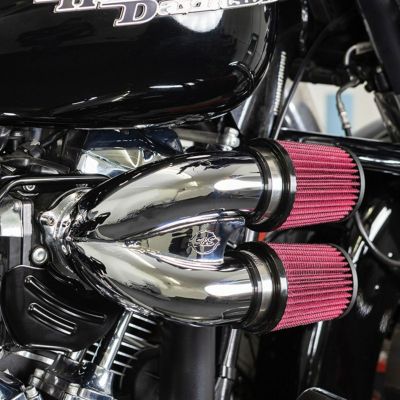 S&S チューンドインダクション・エアクリーナー M8用 クローム