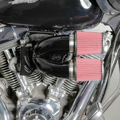 S&S チューンドインダクション・エアクリーナー ツインカム・電子制御スロットル用 グロスブラック