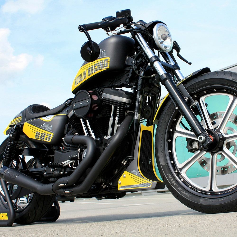 KODLIN フロント レーシングチンスポイラー 2004～2021 スポーツスター-02