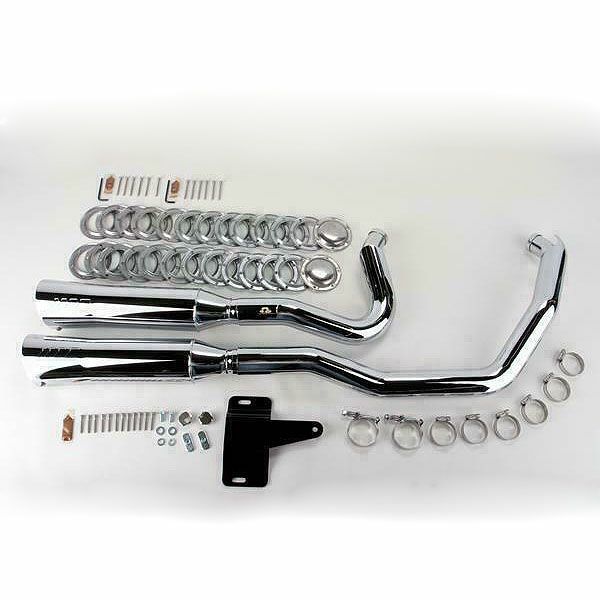 SuperTrapp Fat Shot 2in2 フルエキゾーストマフラー　1986～2011 ソフテイル-03