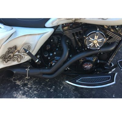 Dirty Bird BMF 2-1フルエキゾーストマフラー ソフテイル用 ブラック