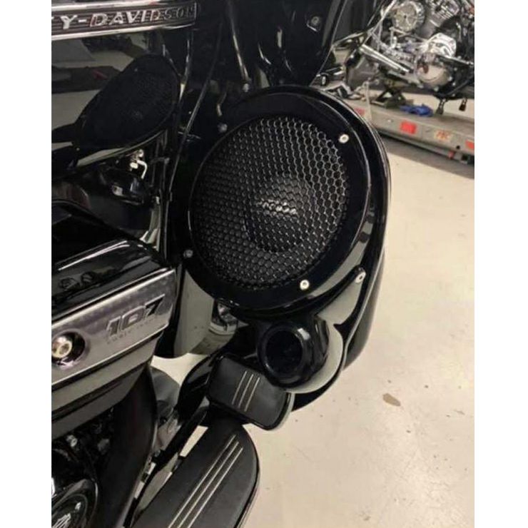 ハーレー、ロワーフェアリング用 6.5インチスピーカーグリル HOGWORKZ 