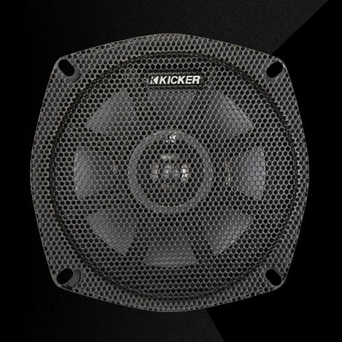 KICKER 5.25インチ・2オーム COAXIALスピーカー 100W(ピーク)-01