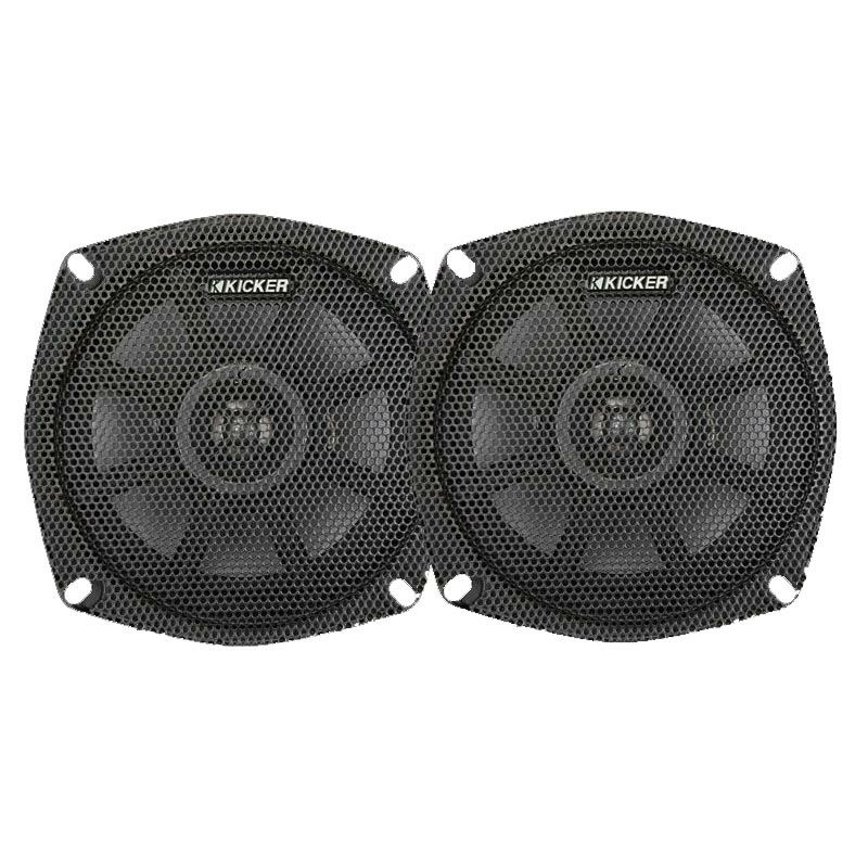 KICKER 5.25インチ・2オーム COAXIALスピーカー 100W(ピーク)-01
