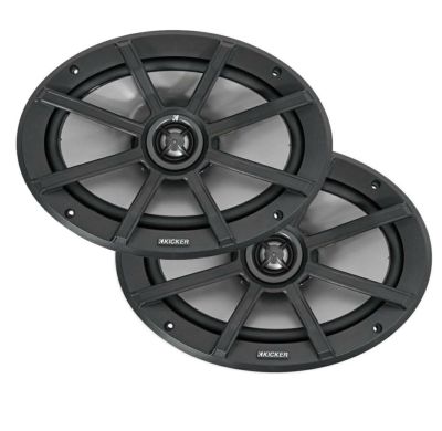 KICKER 6x9インチ・2オーム COAXIALスピーカー 180W(ピーク) 2個セット