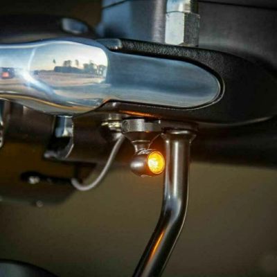 Ricks Motorcycles ウインカー・ブラケット(ケラーマンBullet Atto用) ブラック