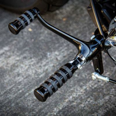 Ricks Motorcycles Oリングデザイン・ハーレー用シフトペグ ブラック