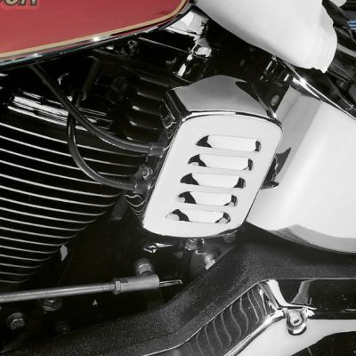 Drag Specialties ルーバーデザイン コイルカバー クローム