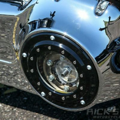 Ricks Motorcycles Porthole・ツインカム用ダービーカバー グロスブラック