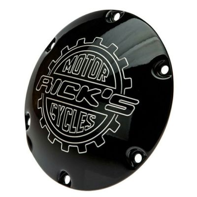 Ricks Motorcycles スポーツスター用 ダービーカバー グロスブラック