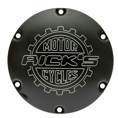 Ricks Motorcycles スポーツスター用 ダービーカバー マットブラック