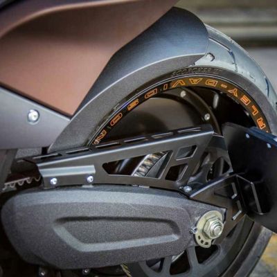 Ricks Motorcycles FXDRS用 ベルトガード マットブラック