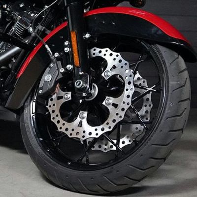 Arlen Ness Jagged・13インチ スポークマウントフロントブレーキローター 左用