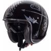 PREMIER ヴィンテージ NX オープンフェイス ヘルメット ブラック×シルバークローム-01