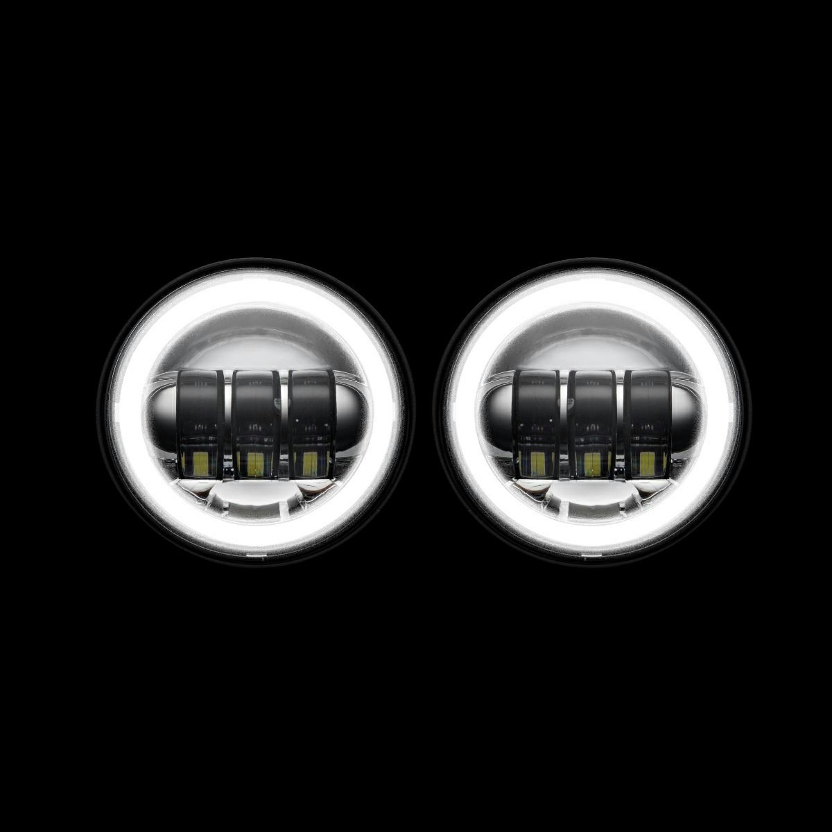 Custom Dynamics 4.5インチ・HALOリング付LEDパッシングライト ブラック-02