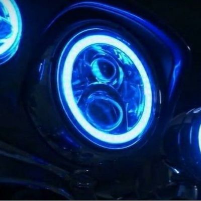 カスタムダイナミクス (Custom Dynamics) ProGLOW 7インチ・カラーHALOリング付LEDヘッドライト ブラック