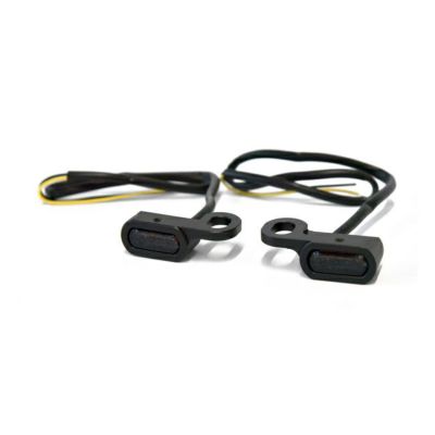 Fastline LED超小型ウインカー 油圧クラッチ車ツーリングモデル用 ブラック/スモーク