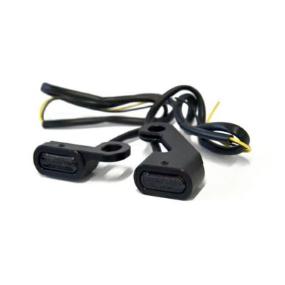 Fastline LED超小型ウインカー ケーブルクラッチ車ツーリングモデル用 ブラック/スモーク