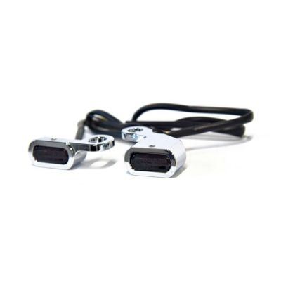 Fastline LED超小型ウインカー ダイナ用 クローム/スモーク
