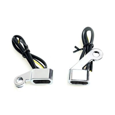 Fastline LED超小型ウインカー 2004～2013スポーツスター用 クローム/スモーク