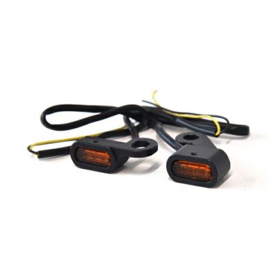 Fastline LED超小型ウインカー 2014～2021 スポーツスター用 ブラック/アンバー