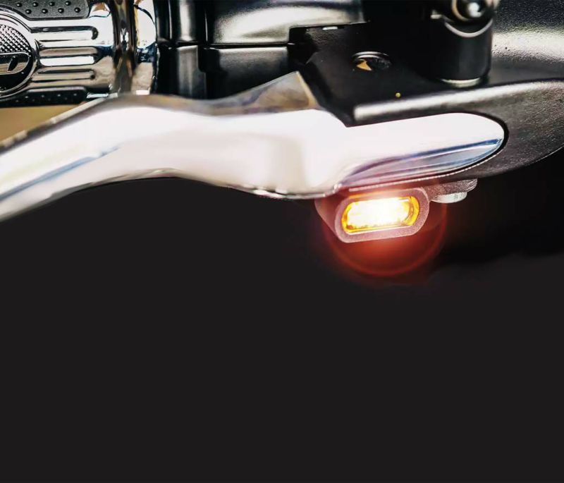 Fastline LED超小型ウインカー 2014～2021 スポーツスター用 クローム/スモーク |ハーレーパーツ専門店 HDパーツ