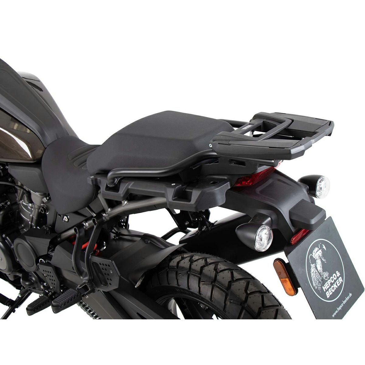 HEPCO&BECKER  イージーラック・ハーレーPan America用 トップケースキャリア ブラック-02