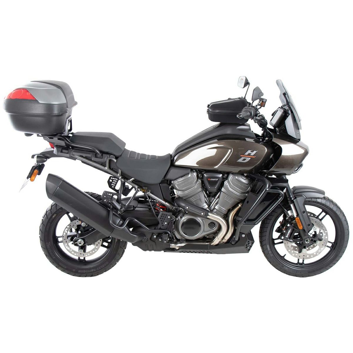 HEPCO&BECKER  イージーラック・ハーレーPan America用 トップケースキャリア ブラック-04