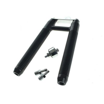 V-Factor ハーレー用 汎用ビレットオイルクーラー ブラック
