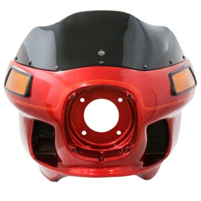 クロックワークス 1983～1993 FXRT用 8インチ・フレアウィンドシールド ブラック