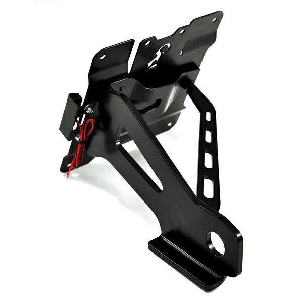 ZIEGER 2008～2017 ソフテイル用 サイドマウント・ライセンスプレートブラケット-03