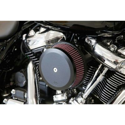 K&N Street Metal・ハーレーM8用ハイフローエアクリ―ナー ブラック