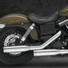 KessTech 音量可変スリップオンマフラー 2017 DYNA FXDL、FXDB クローム EURO4-01