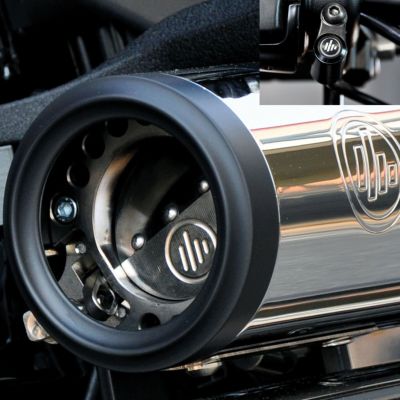 KessTech 音量可変スリップオンマフラー 2017～2020 トライク FLHTCUTG、FLRT クローム EURO4
