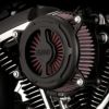 Vance & Hines VO2 ブレード エアクリーナー ハーレーM8 Touring用 リンクルブラック-01