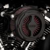 Vance & Hines VO2 ブレード エアクリーナー ハーレーM8 Softail用 リンクルブラック-02