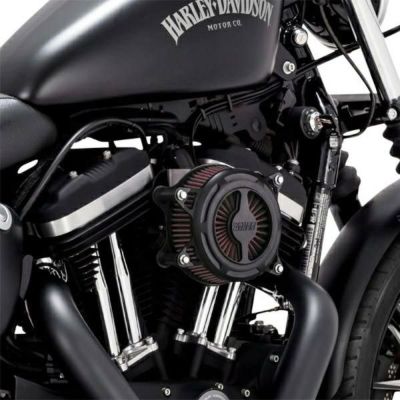 バンス＆ハインズ （VANCE&HINES）  VO2 ブレード エアクリーナー 1991～2021 スポーツスター用 リンクルブラック