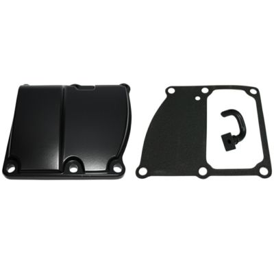Drag Specialties ハーレー・M8エンジン用トランスミッショントップカバー マットブラック