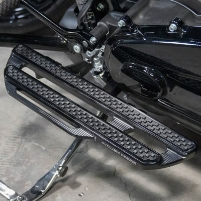 【SALE】Arlen Ness METHOD ハーレー ツーリング、FLソフテイル用 フロアボード ブラック