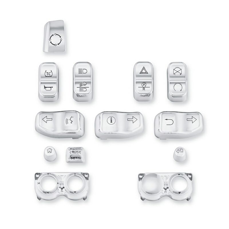 Trike用 クロームスイッチキャップキット-02