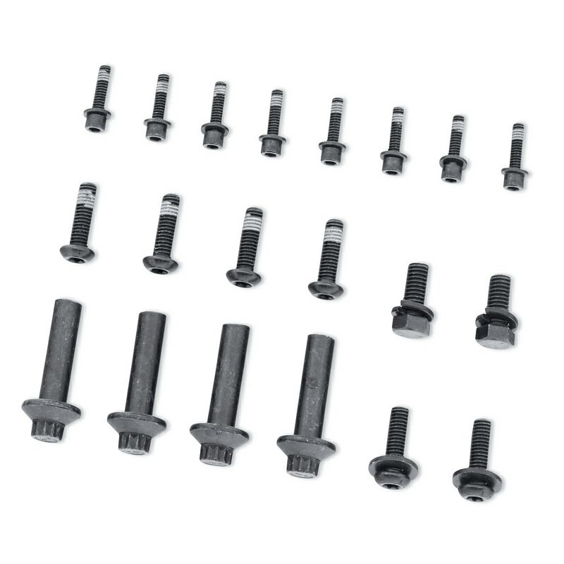 2004～2021 Sportster用 ロッカーボックス ハードウェアキット グロスブラック-02