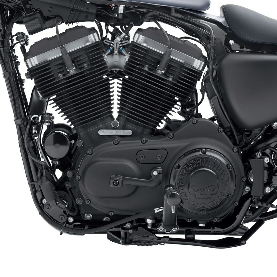 Sportster用 エンジンハードウェアフルキット グロスブラック-01