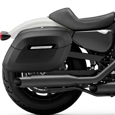 スポーツスター用ハードサドルバッグ Raven エクストララージ グロス 