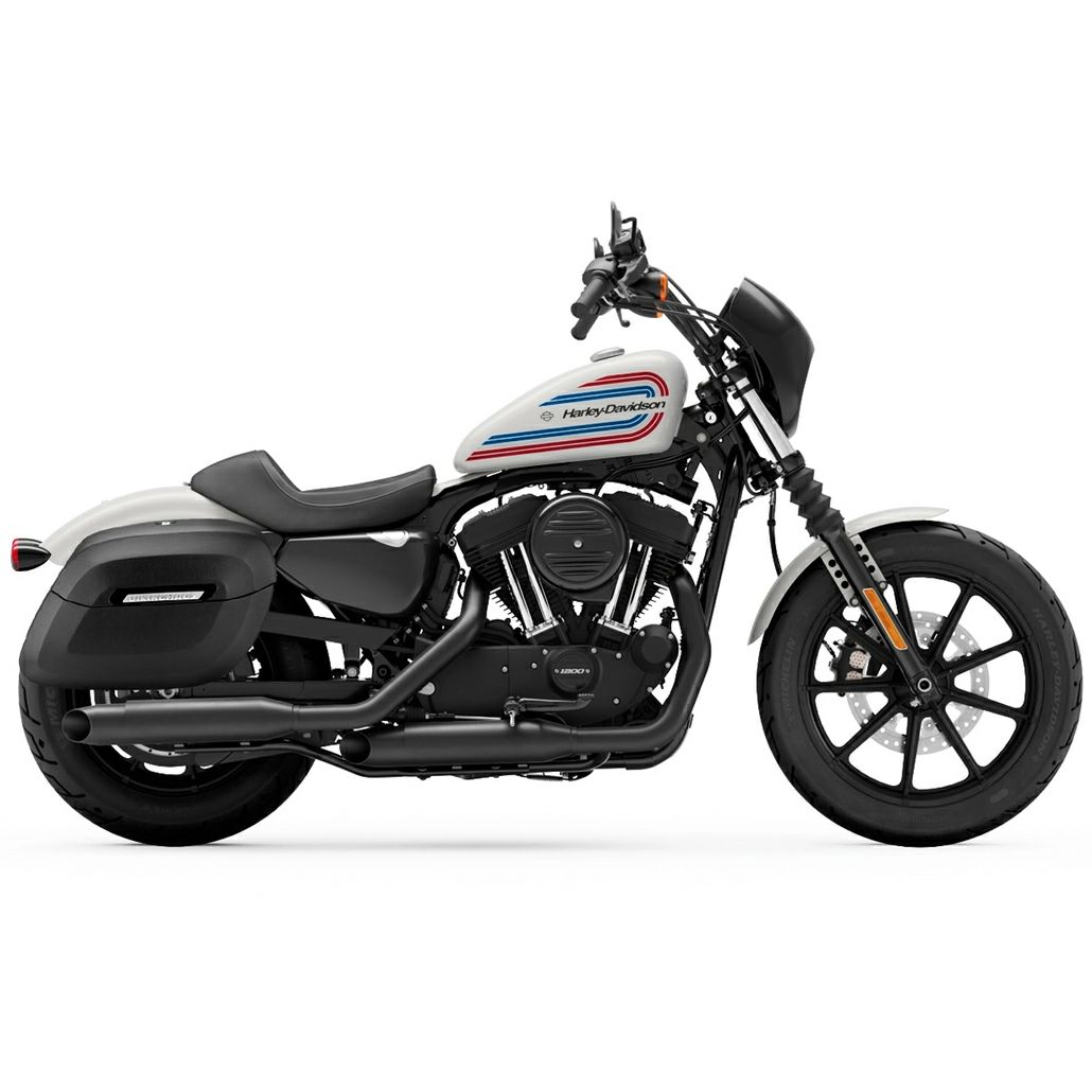 ハーレー・XL1200NS用 Lamellar レザーカバード・ハードサドルバッグ Viking Bags-02