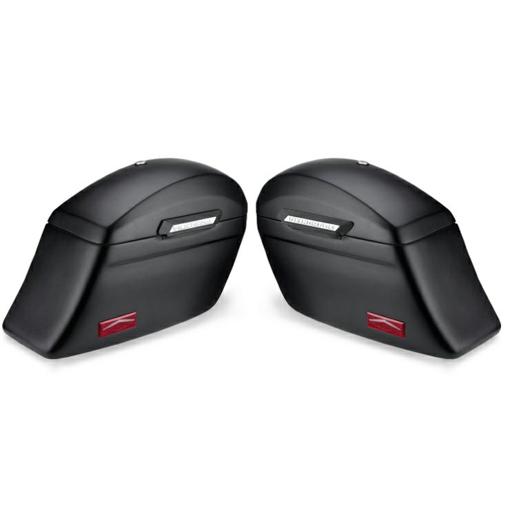 FXLRS用 Lamellar Stallion エクストラ ラージハードサドルバッグ マットブラック【Viking Bags】-02