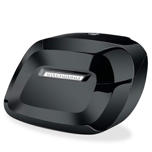 ハーレー・FXDL用 Lamellar ハードサドルバッグ グロスブラック Viking Bags-03