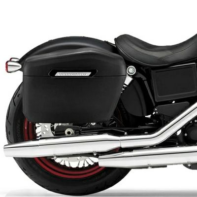FXDB用ハードサドルバッグ（レザーカバー） Blood Rider ラージ  Viking Bags