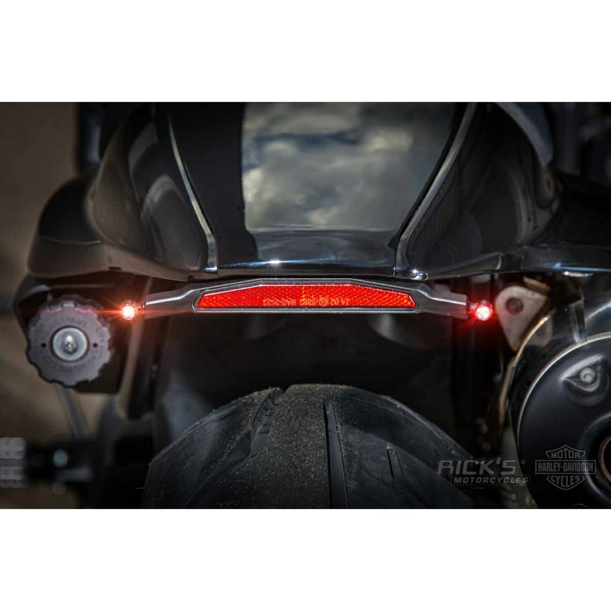 ハーレー・Sportster S用リアターンシグナルブラケットキット(ターンシグナル付）Ricks Motorcycles-03